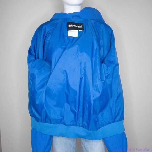 Vintage Helly Hansen blue jacket with zipper, size L - Picture 8 of 16